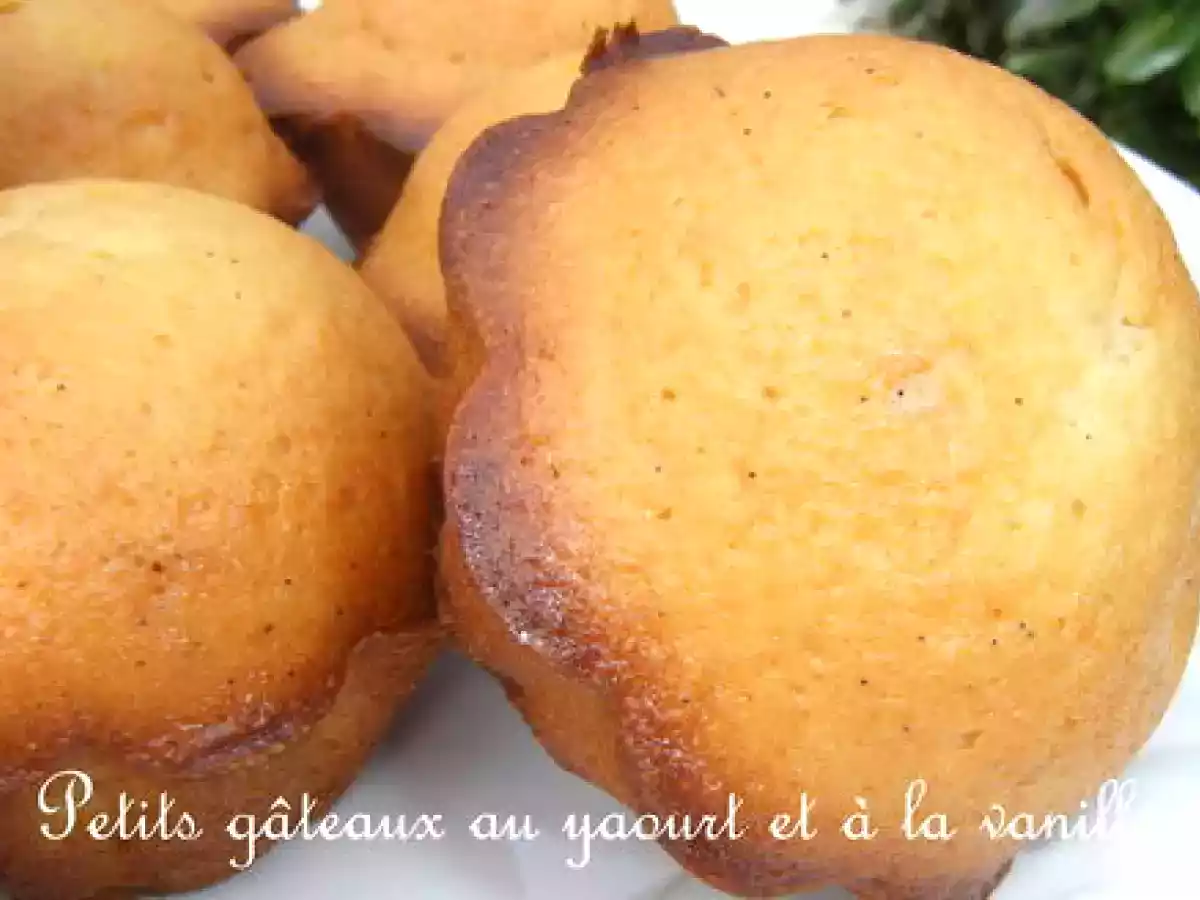 Petits gâteaux au yaourt et à la vanille