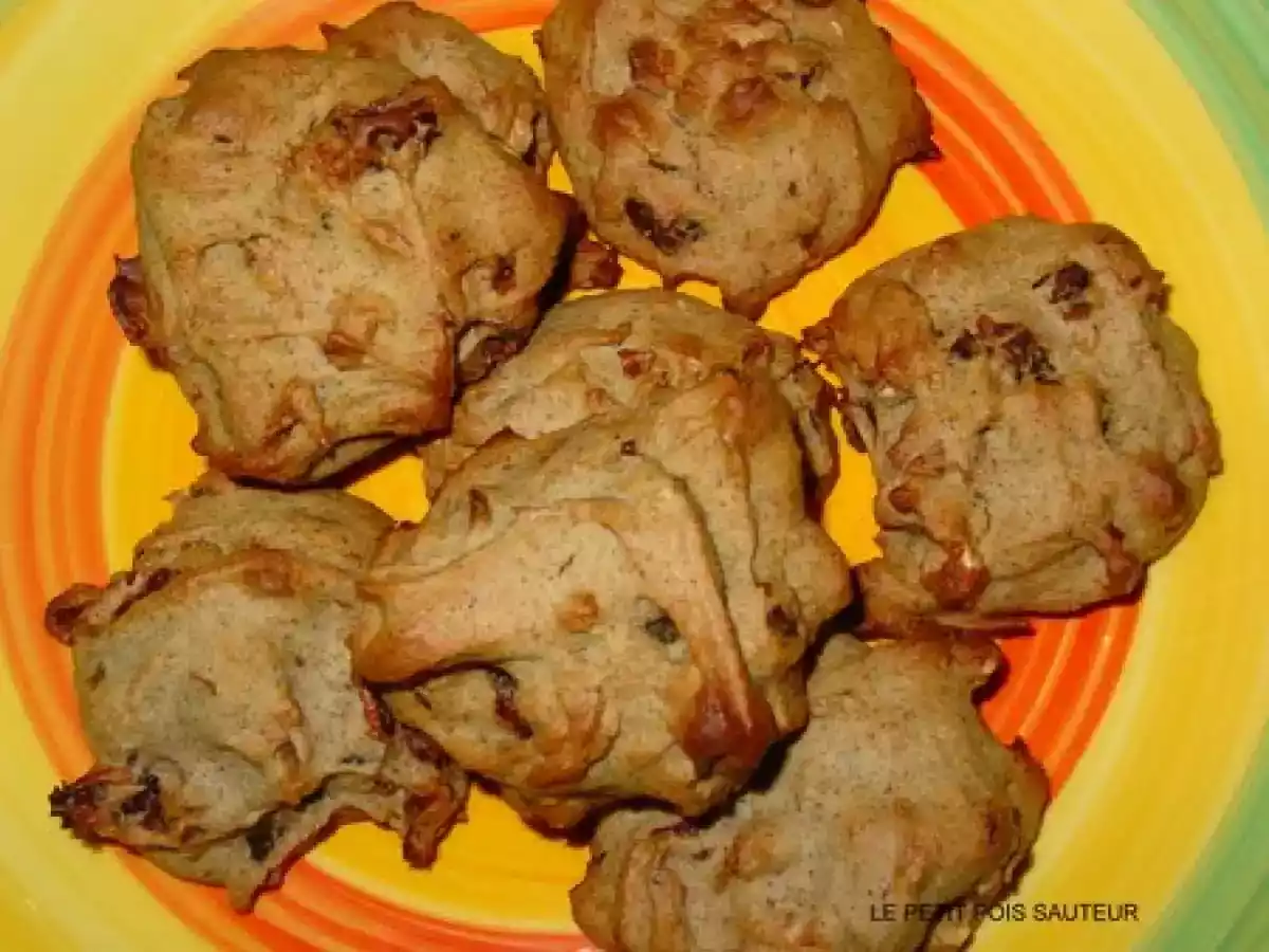 Petits gâteaux de sarrasin aux dattes et aux noix