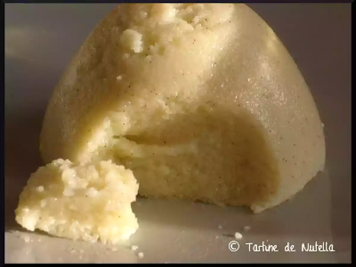 Petits gâteaux de semoule à la vanille et fruits confits - photo 2