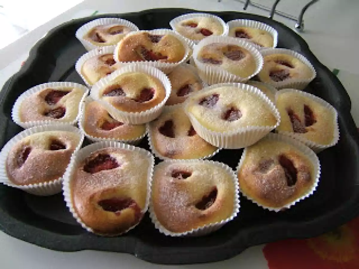 Petits gâteaux Fraise Ricotta