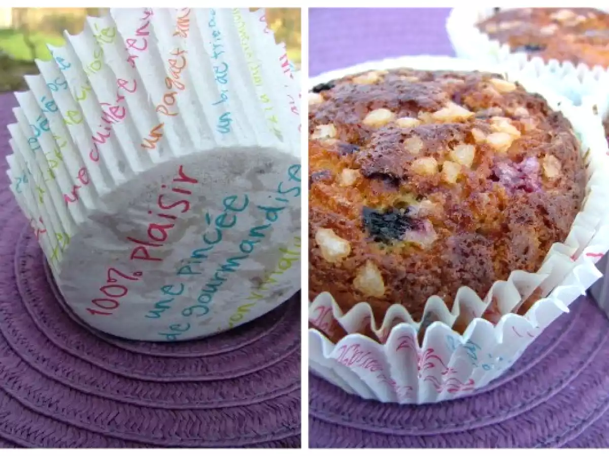 Petits gâteaux moelleux aux bananes & fruits rouges - photo 2