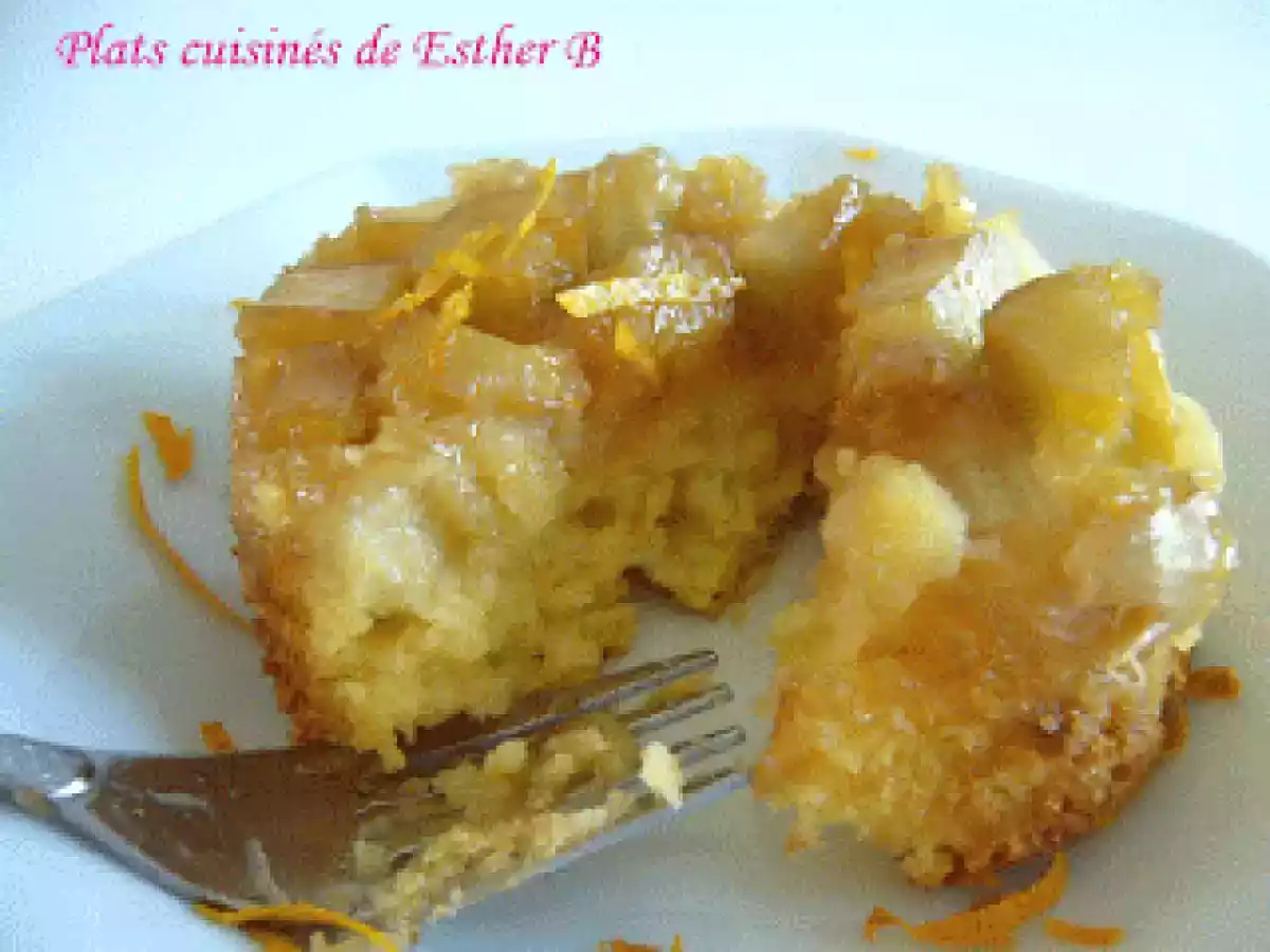 Petits gâteaux renversés à la rhubarbe et à l'orange - photo 2