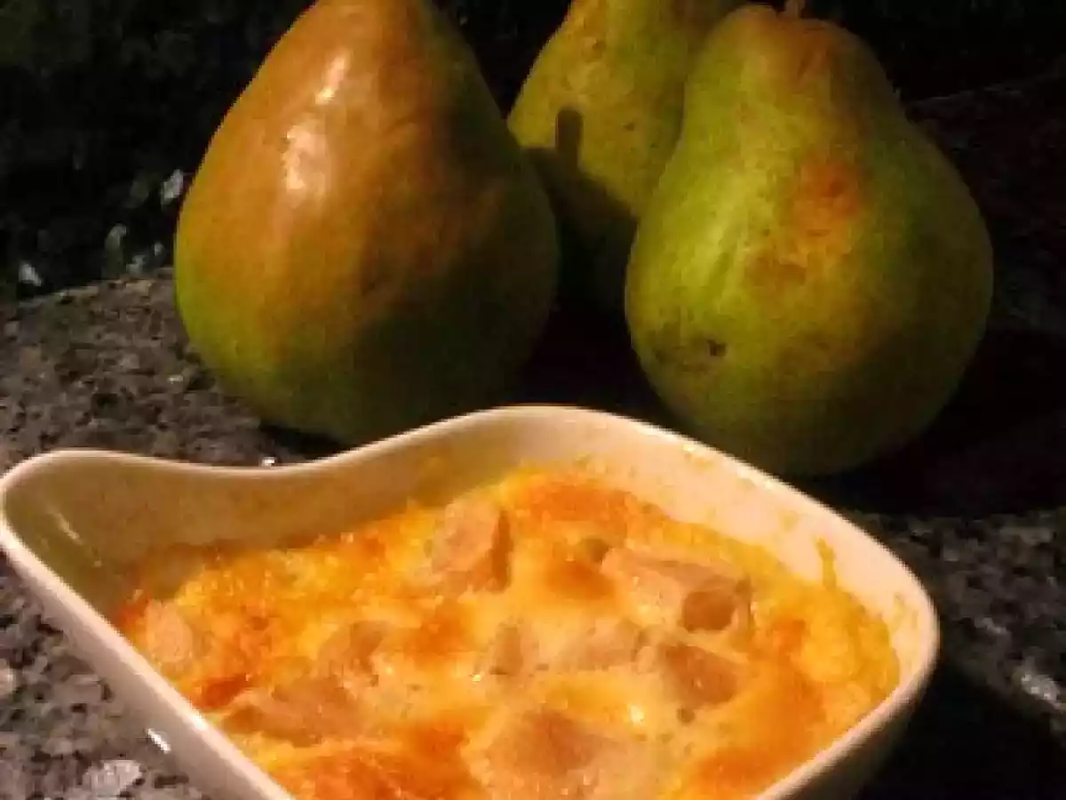 Petits gratins individuels aux poires