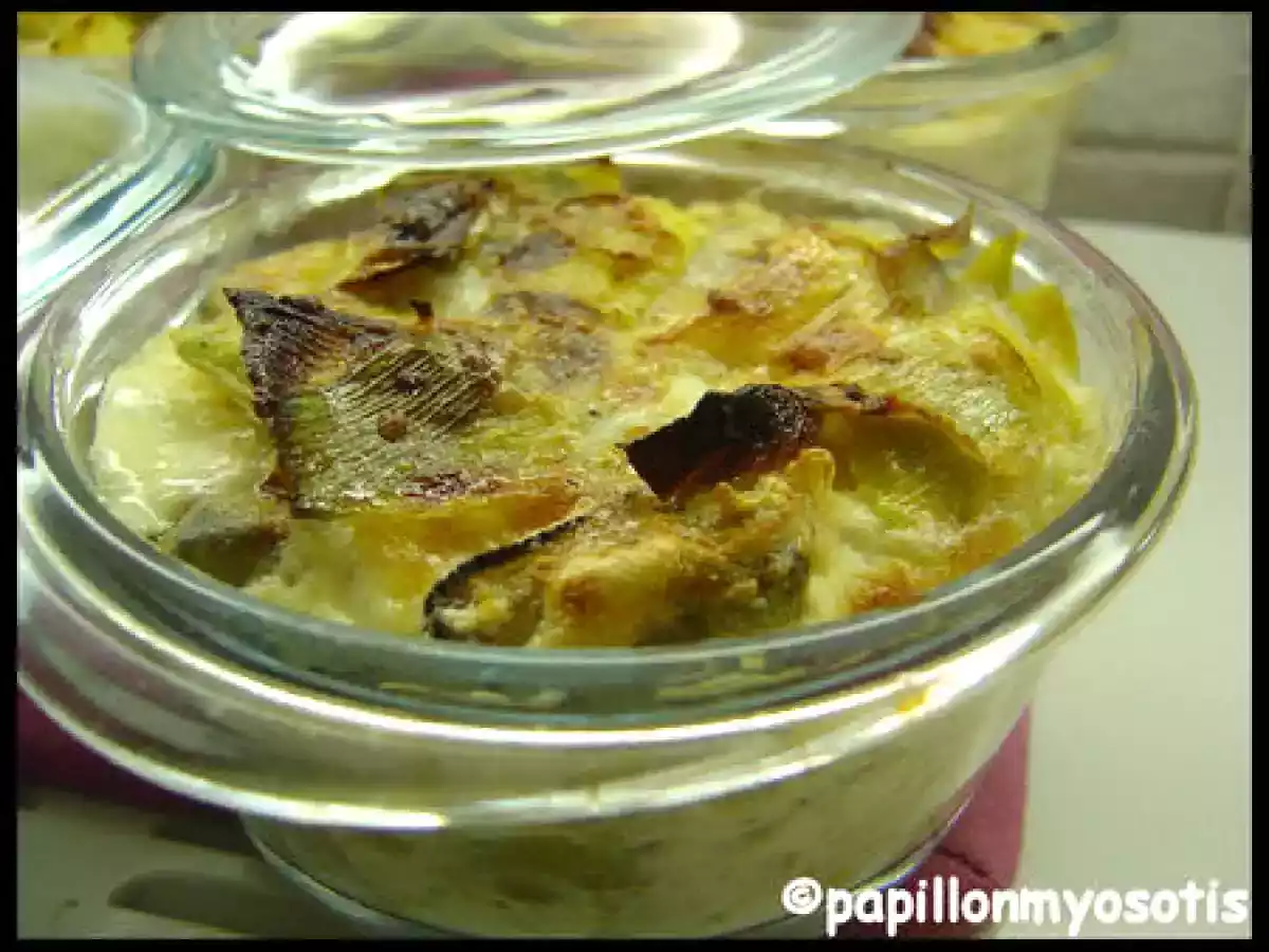 PETITS GRATINS MOULES & POIREAUX - photo 2
