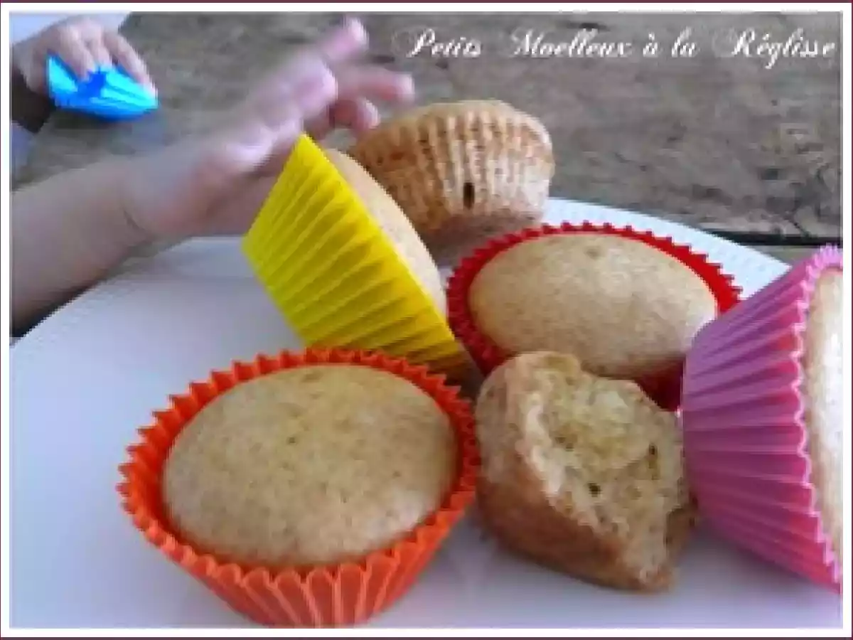 Petits moelleux à la réglisse