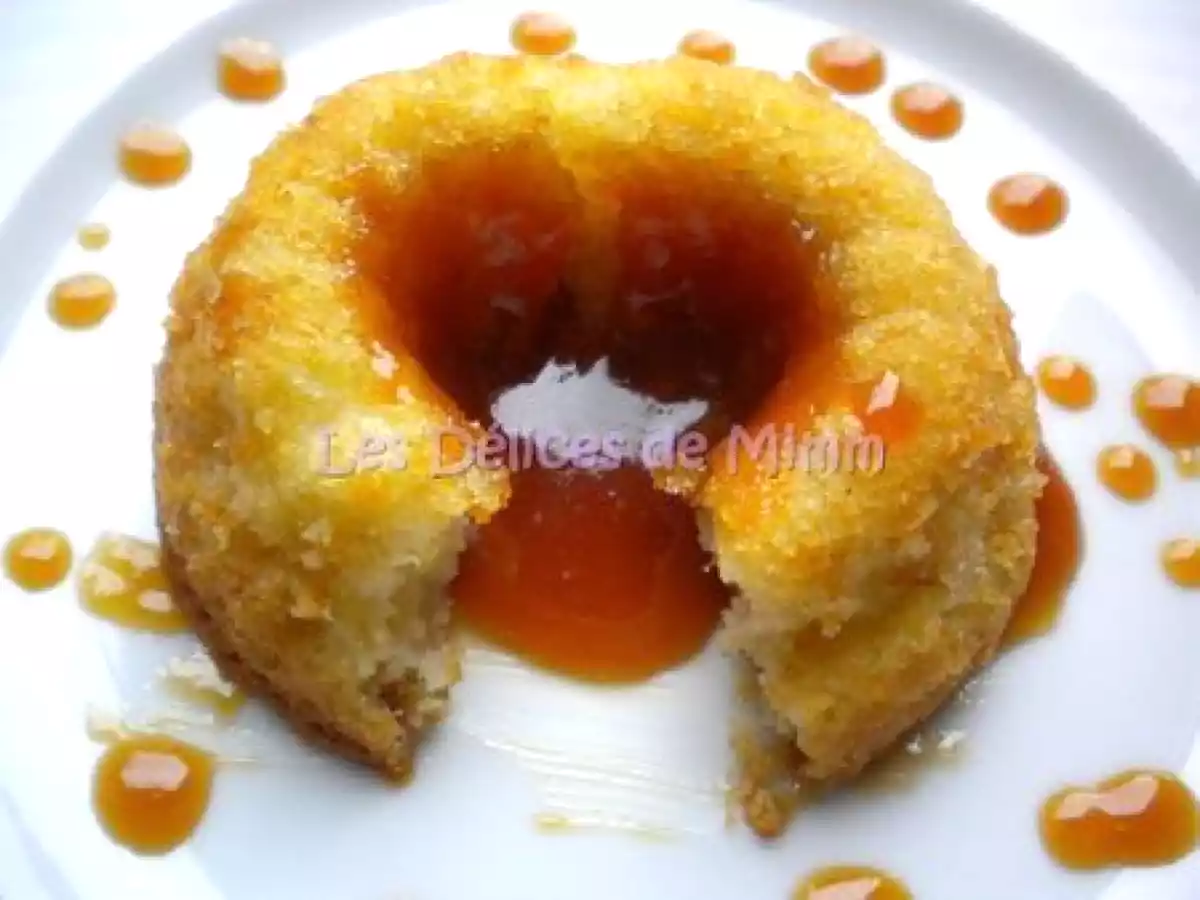 Petits moelleux aux pommes, sauce caramel au beurre salé - photo 2