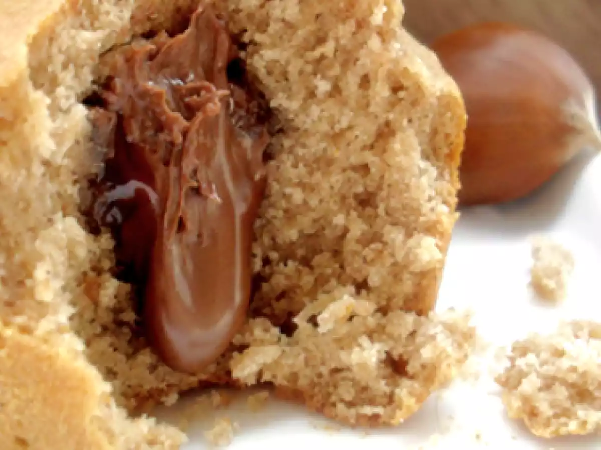 Petits Moelleux Farine de Châtaigne, Miel & Coeur Chocolat