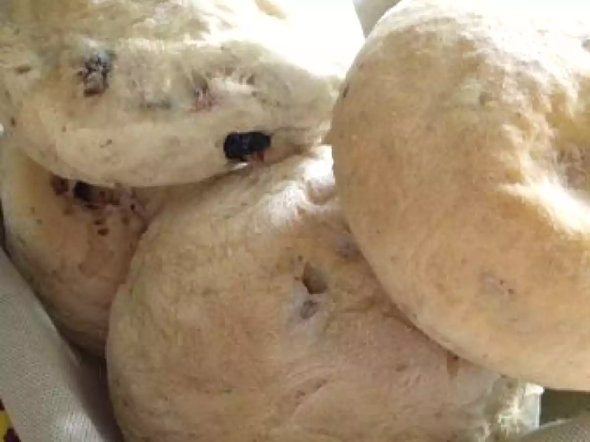 Petits pain aux olives et lardons