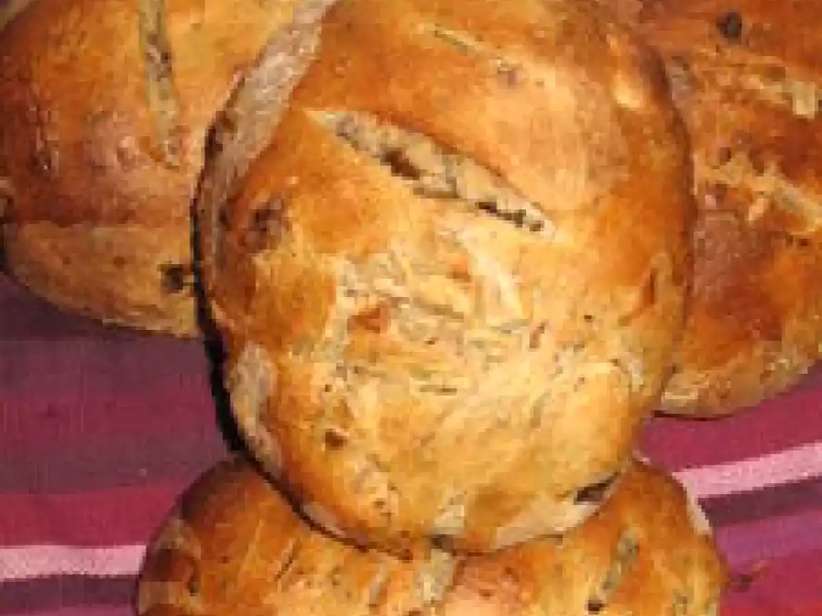 Petits pains au lait, pavot, raisins sec, amandes et noisettes - photo 2