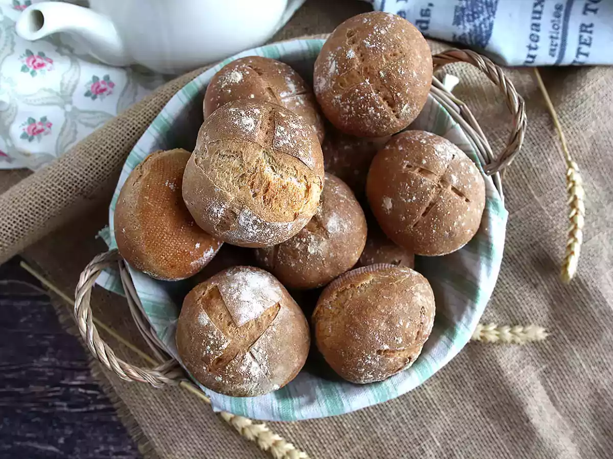 Petits pains sans pétrissage - Résultat croustillant et moelleux! - photo 3