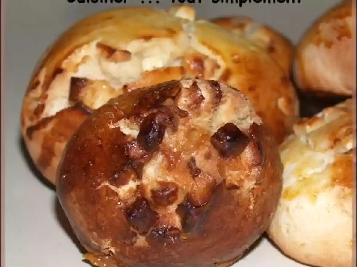 Petits Pains Sucrés au Chocolat Blanc