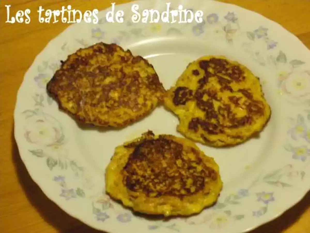 Petits palets aux flocons d'avoine.