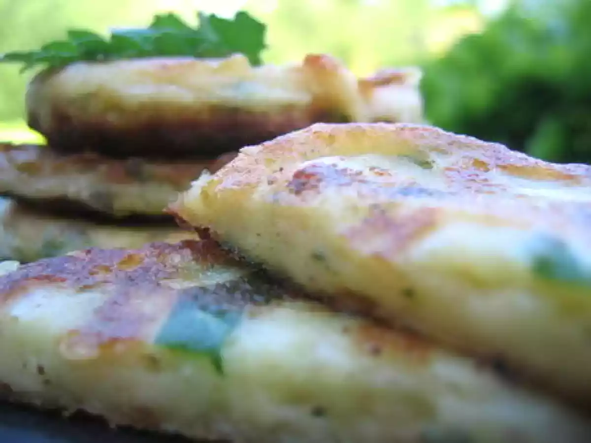 Petits Pancakes de Purée Mousseline ou comment recycler....