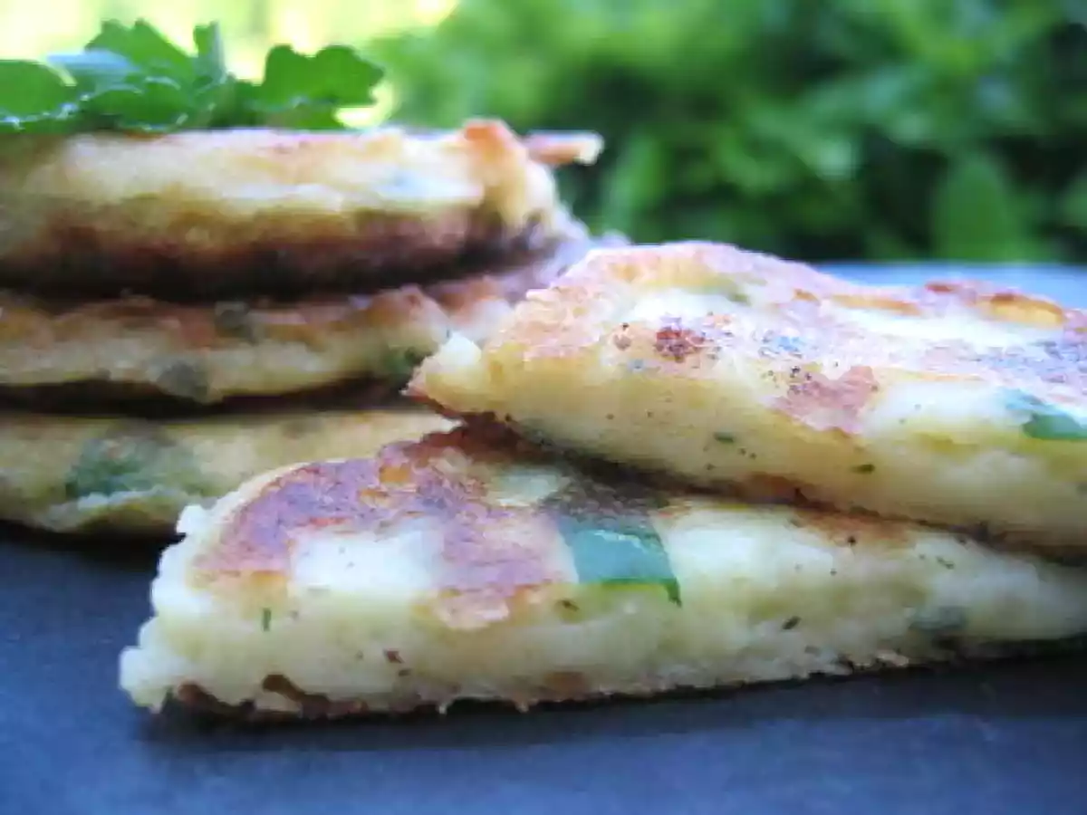 Petits Pancakes de Purée Mousseline ou comment recycler.... - photo 3