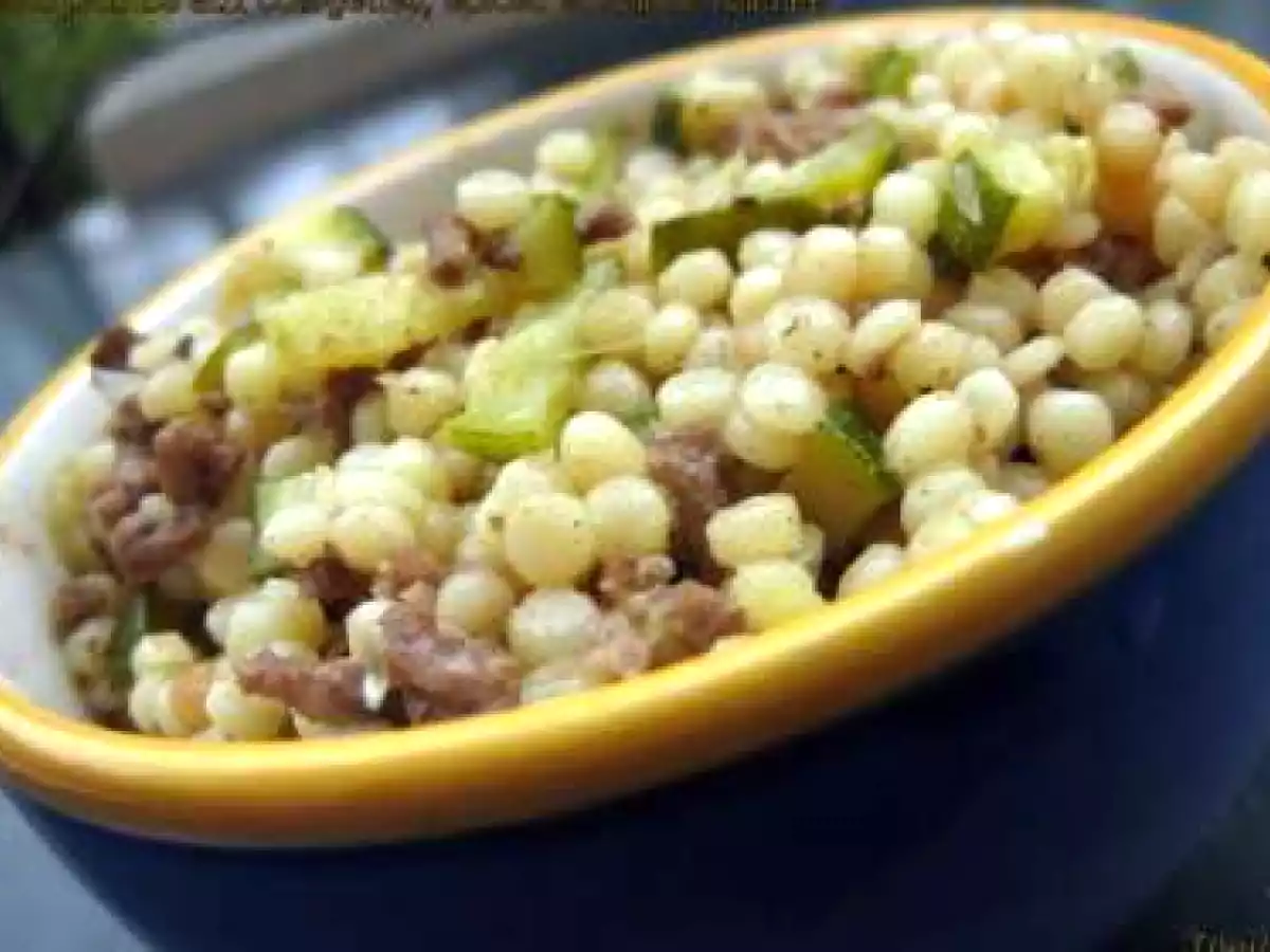 Petits plombs aux courgettes, épices et viande hachée - photo 2
