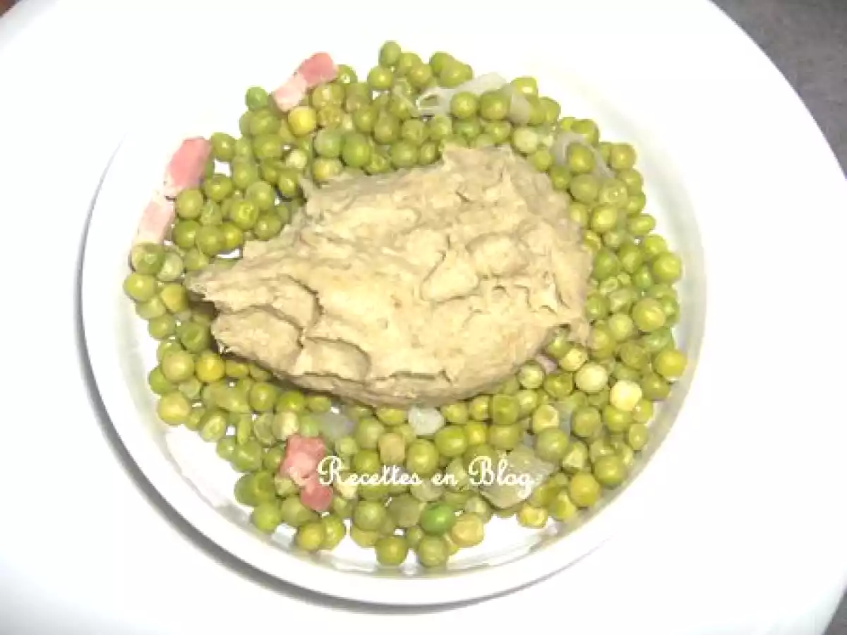 PETITS POIS A LA CREME D'ARTICHAUTS