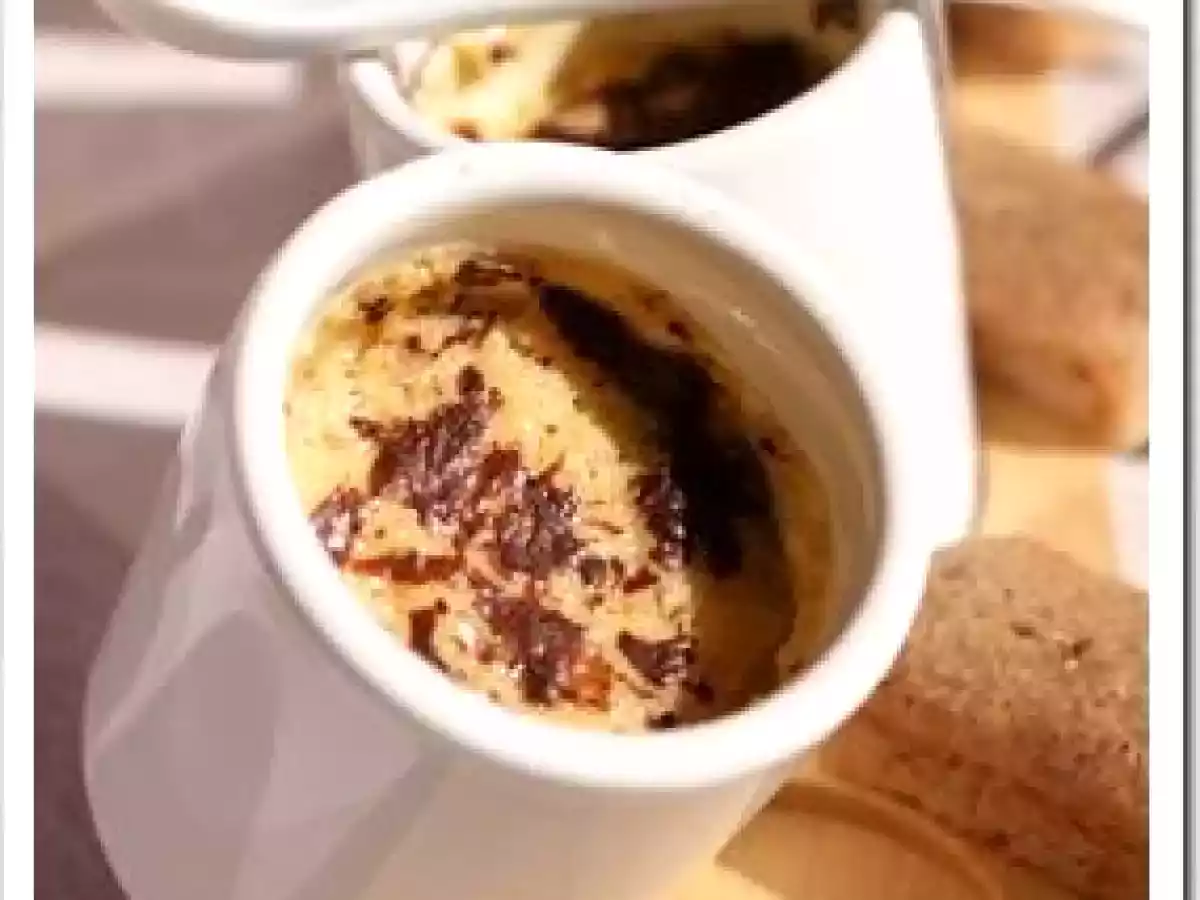 Petits pots de crème au Bailey's et ses financiers pralinoise. - photo 2