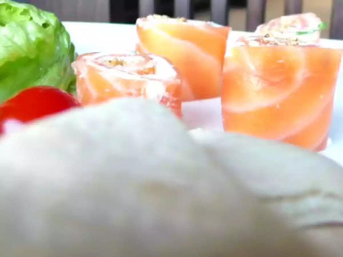 Petits roulés de saumon au wasabi - photo 4