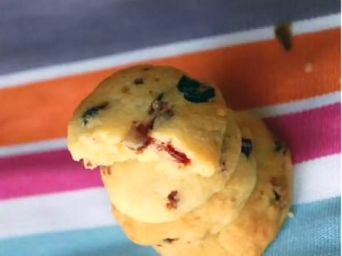 Petits sablés aux cranberries de Martha