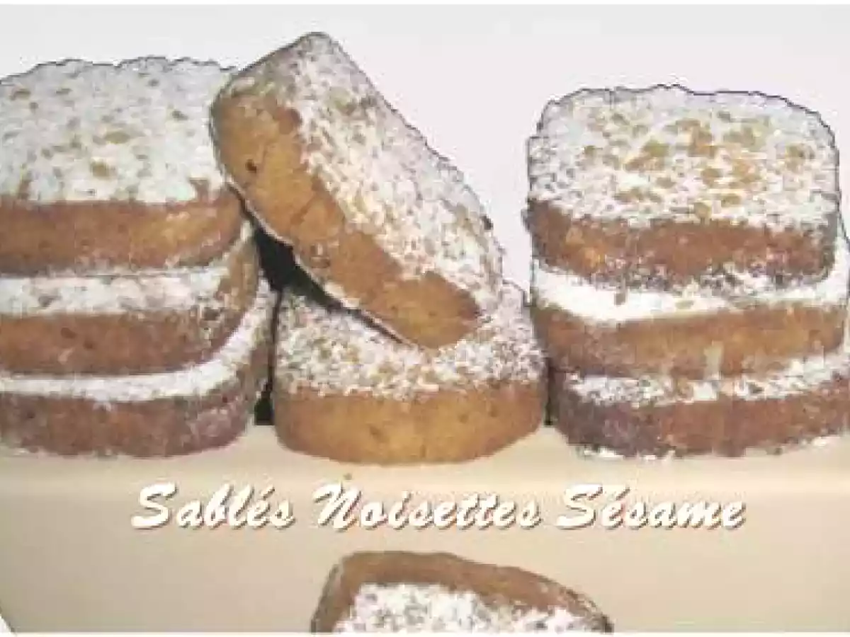 Petits Sablés Noisettes Sésame