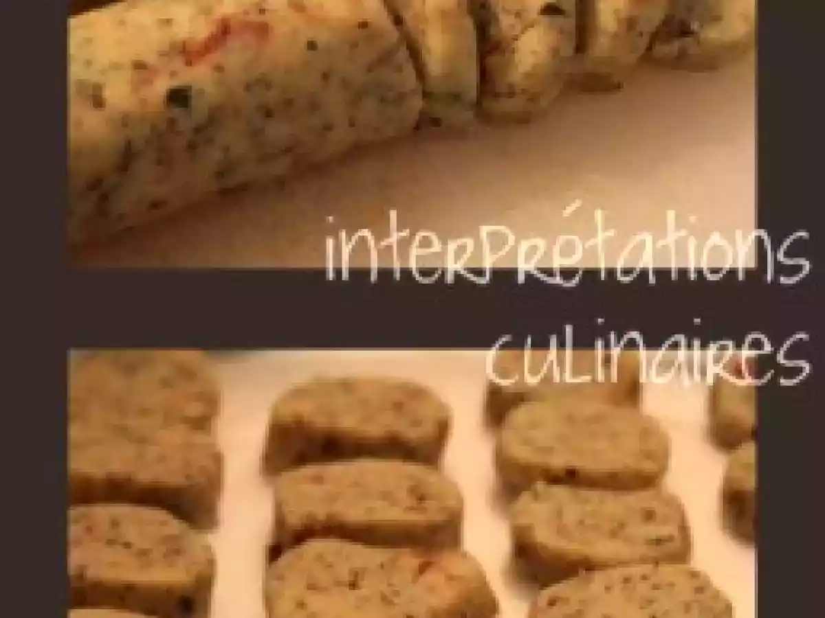 Petits sablés salés pour l'apéro