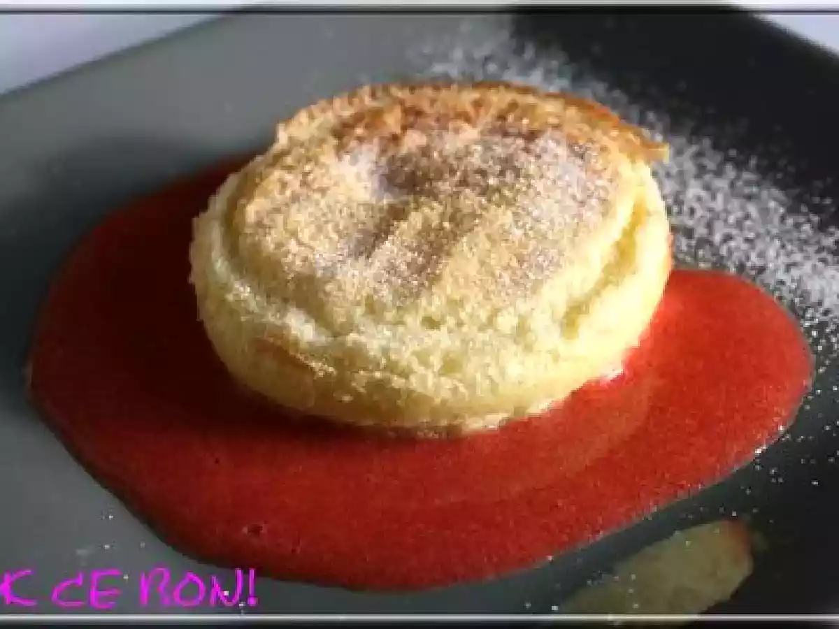 Petits soufflés aux amandes au coeur de praliné
