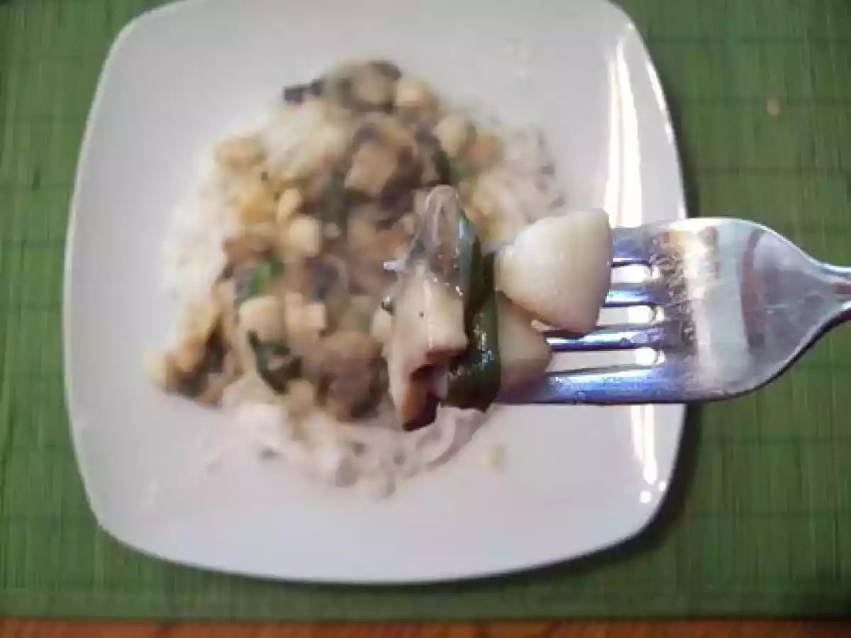 Pétoncles en sauce avec nouilles de riz SANS GLUTEN - photo 2