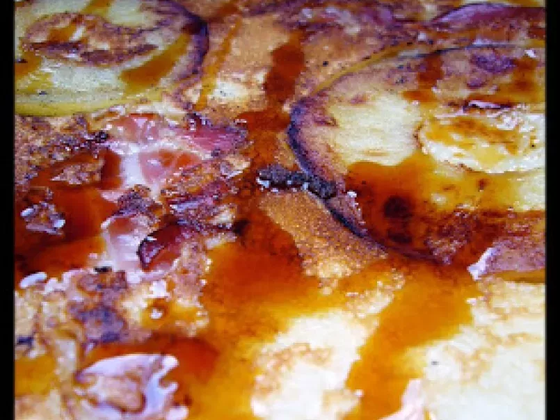 Pfannekuchen - Crêpe aux pommes et bacon, photo 1