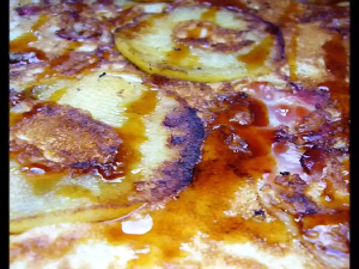 Pfannekuchen - Crêpe aux pommes et bacon - photo 2