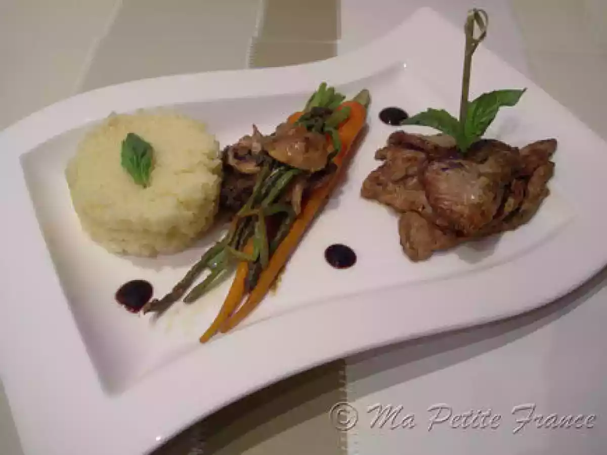 Piccata de Veau au Pesto