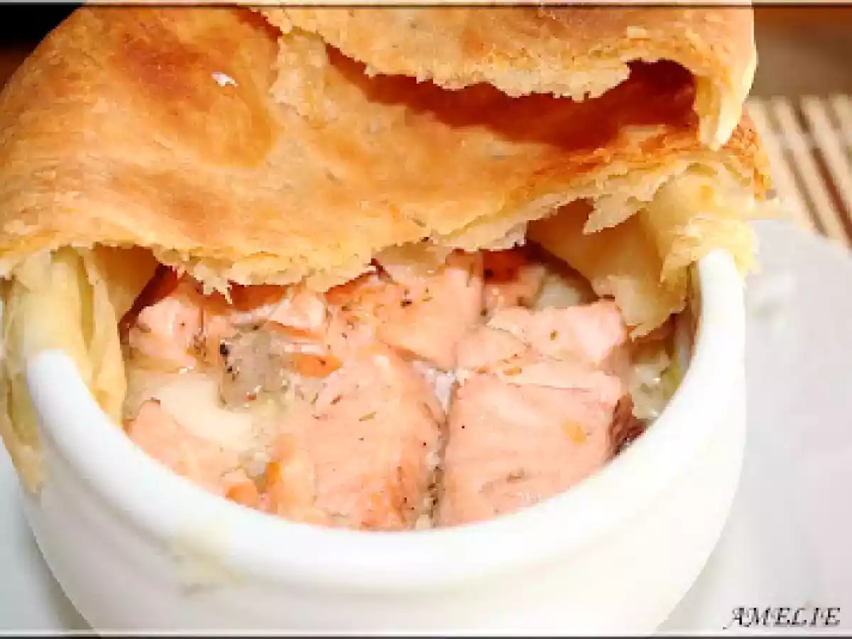 PIE AU SAUMON ET POIREAUX