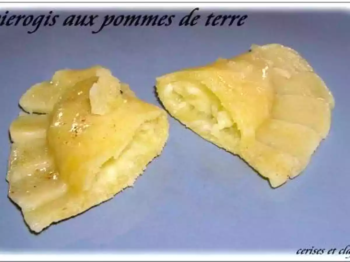 PIEROGIS AUX POMMES DE TERRE ET FROMAGE BLANC ( pologne ) - photo 2
