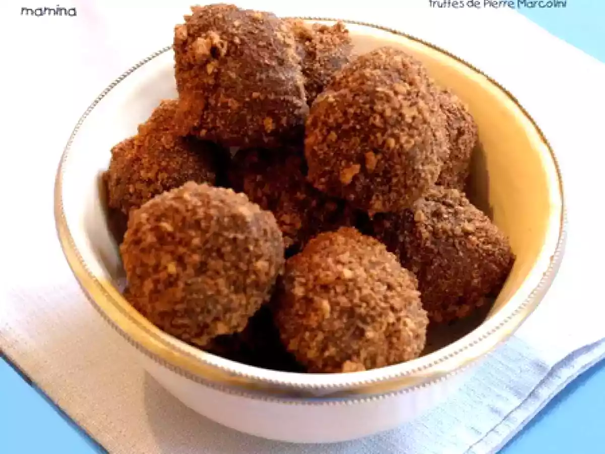 Pierre Marcolini et ses truffes aux spéculoos est chez moi cette fois-ci...