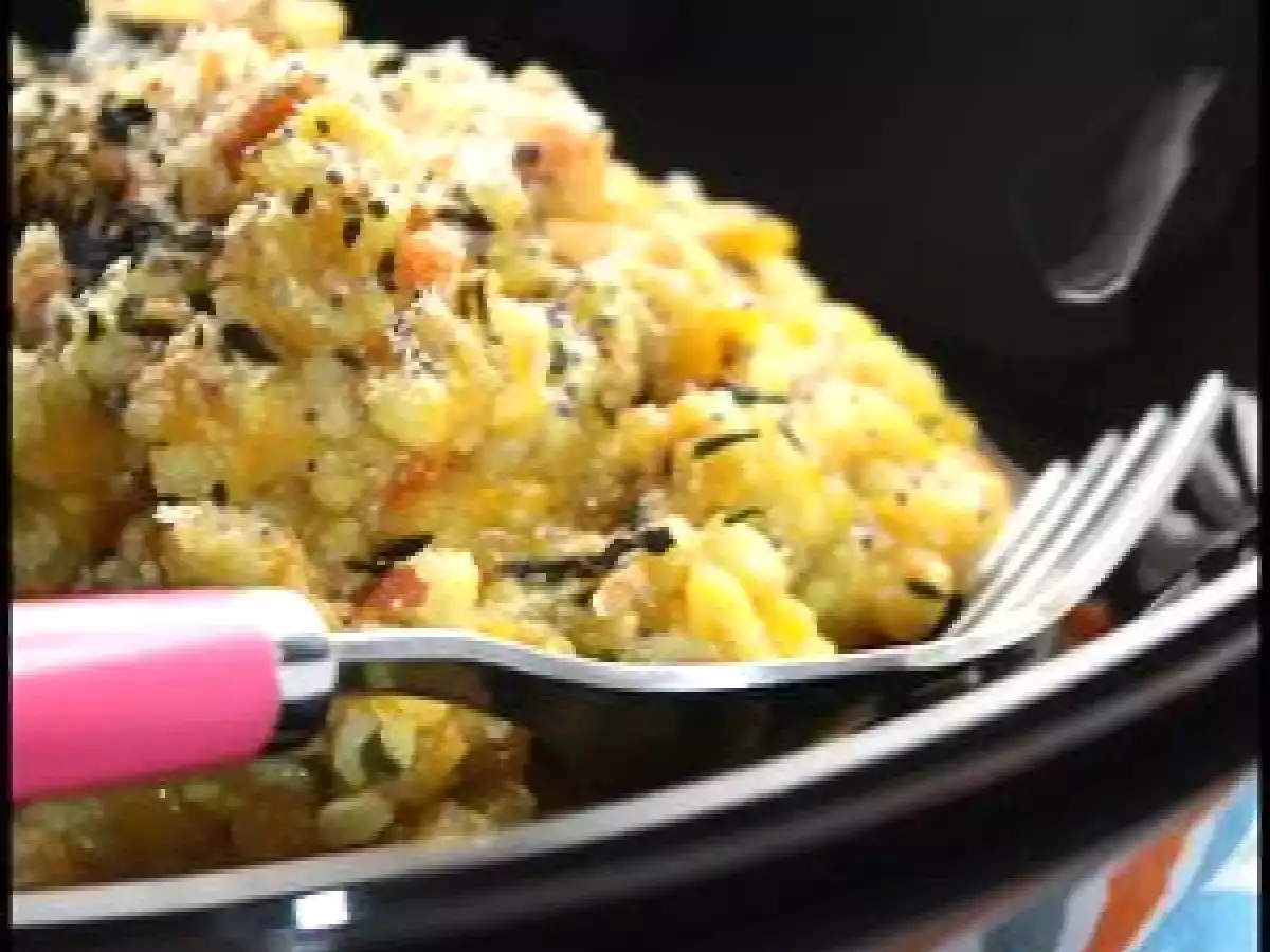 Pilaf crémeux de sarrasin à la courge butternut