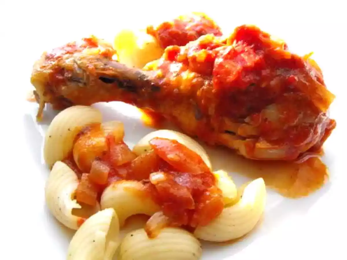 Pilons de poulet aux tomates