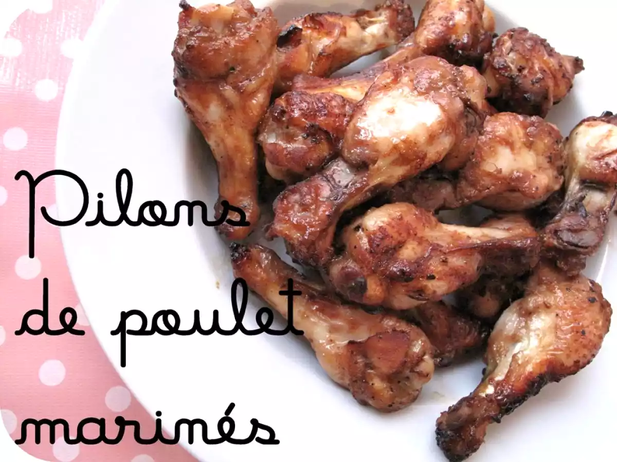 Pilons de poulet marinés à l'asiatique