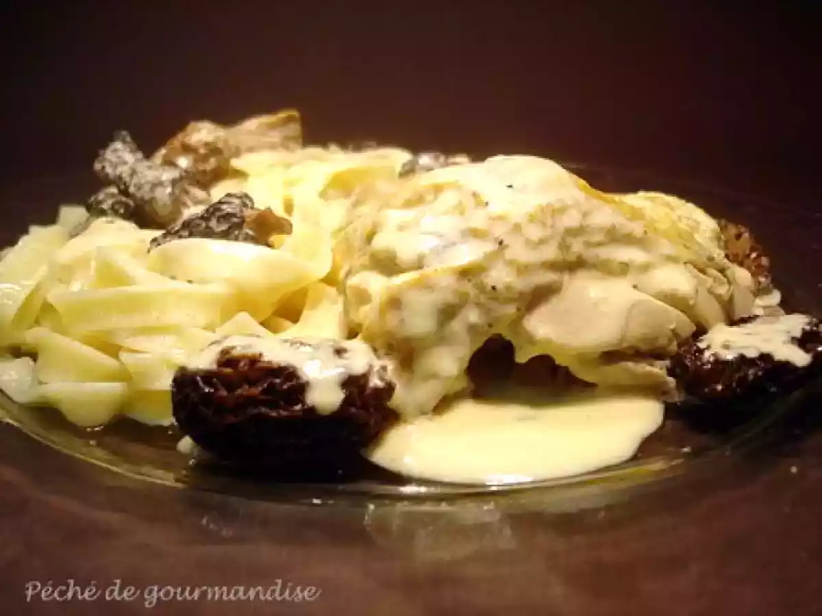 Pintade à la moutarde et aux morilles - photo 2