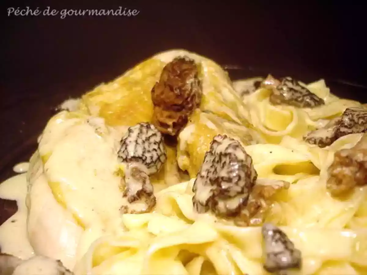 Pintade à la moutarde et aux morilles - photo 3