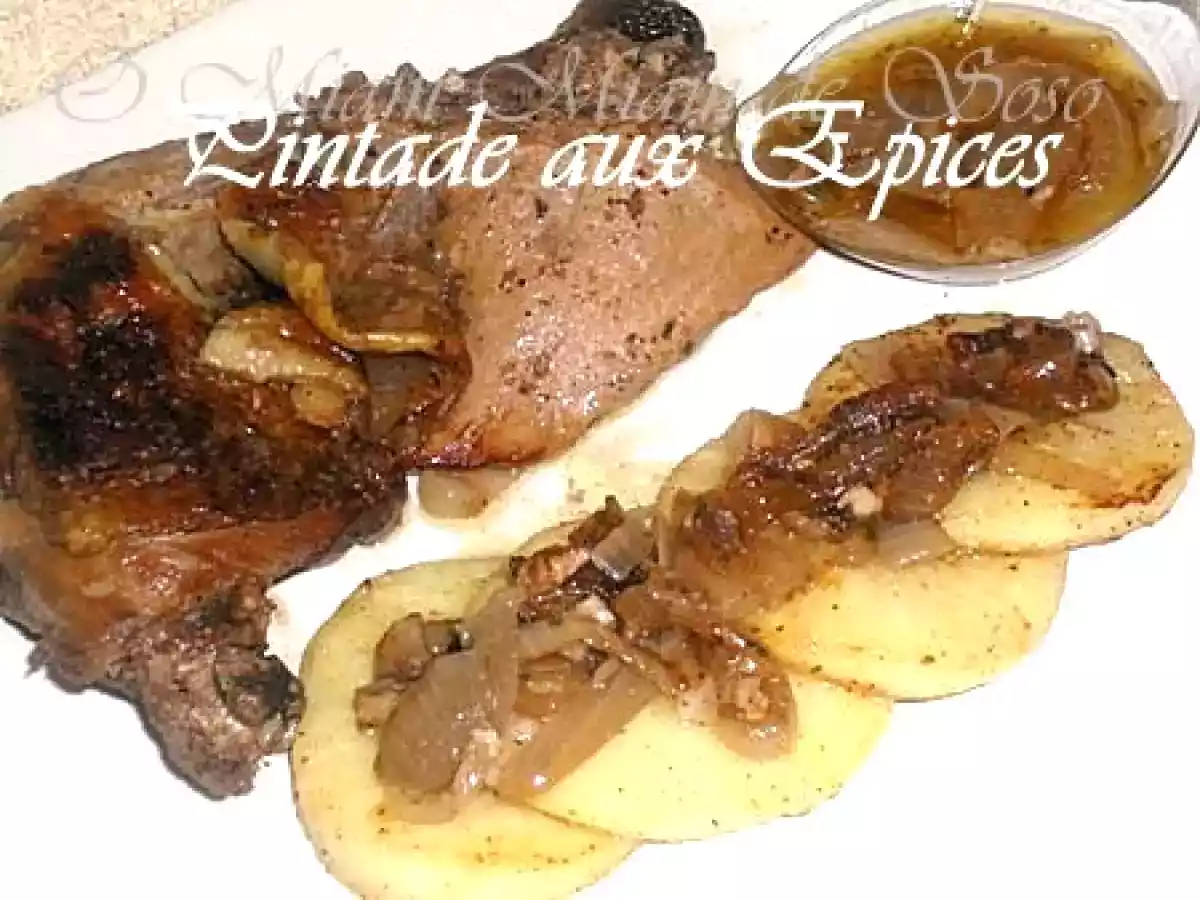 Pintade aux épices douces