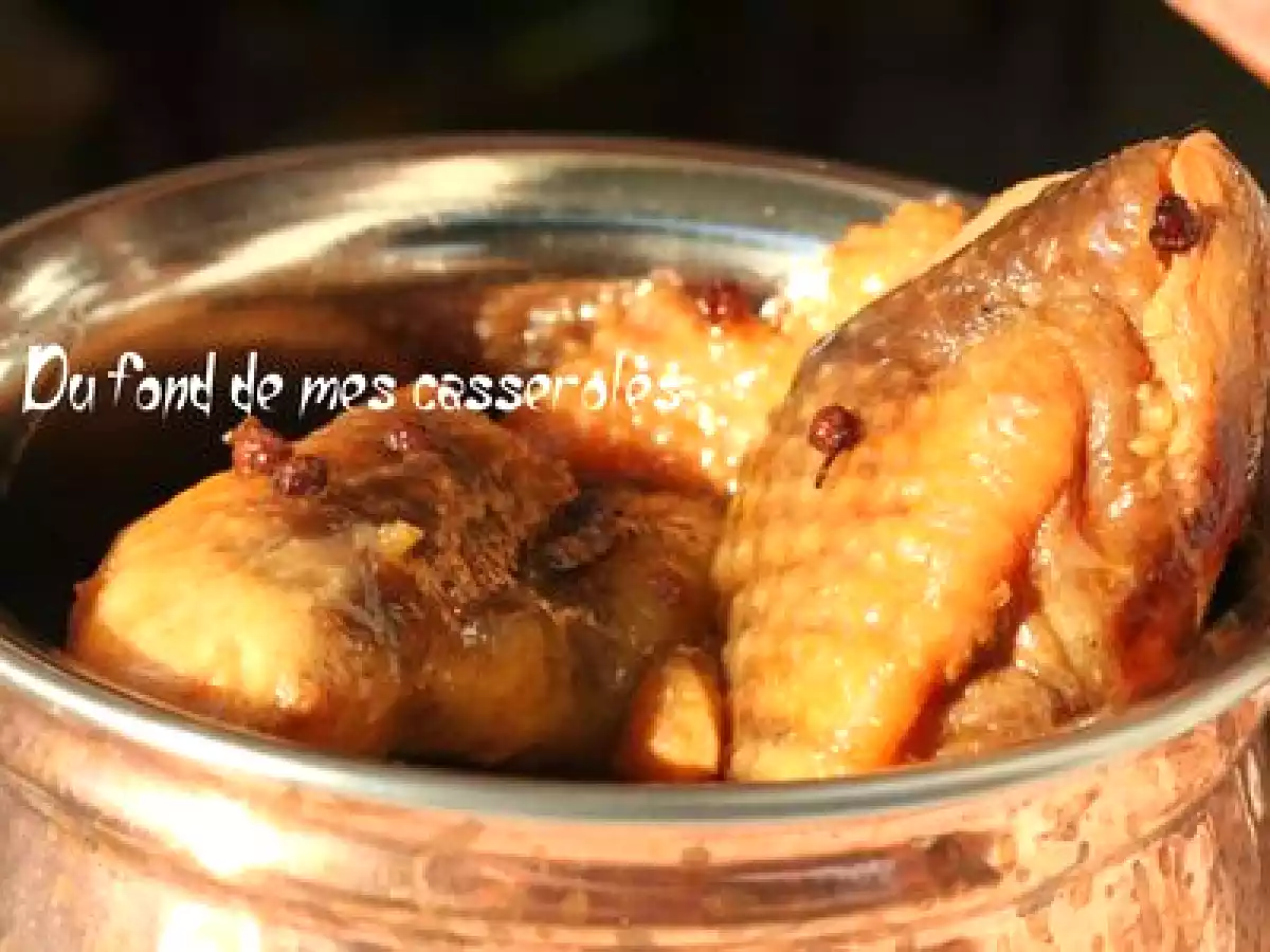 Pintade confite au miel