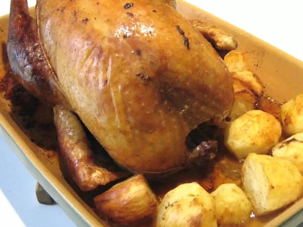 Pintade rôtie à la vanille - photo 2