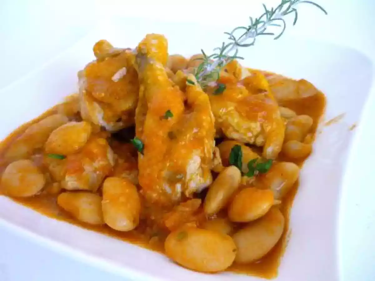 Pintades aux haricots de soissons