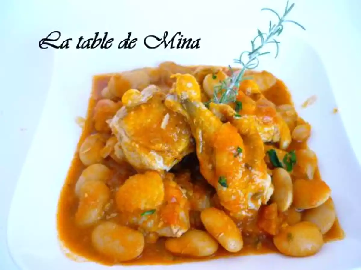 Pintades aux haricots de soissons - photo 2