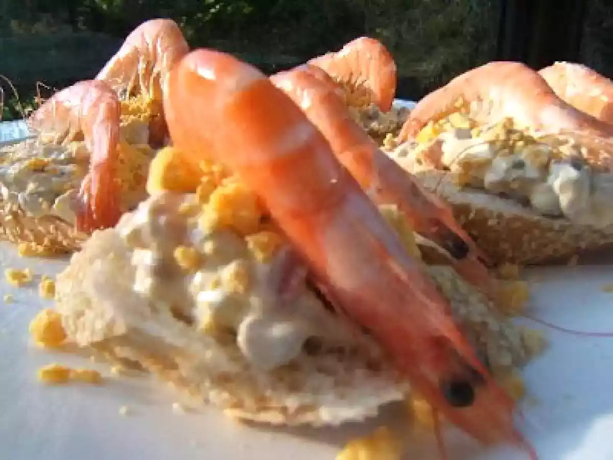 Pintxos salade russe & crevettes - photo 2