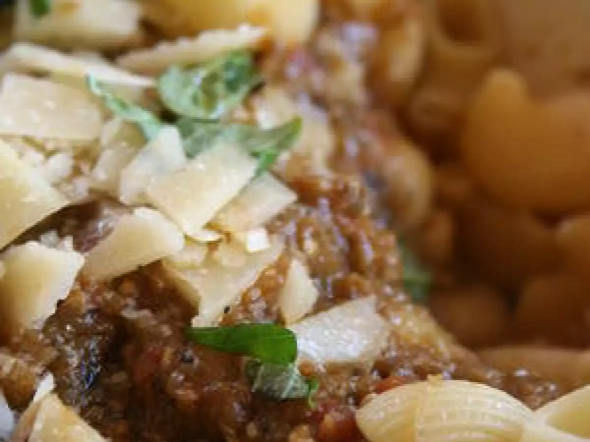 Pipe Rigate à la purée d'aubergine grillée - photo 2