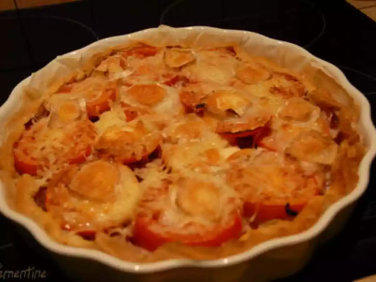 Pissaladière au chèvre