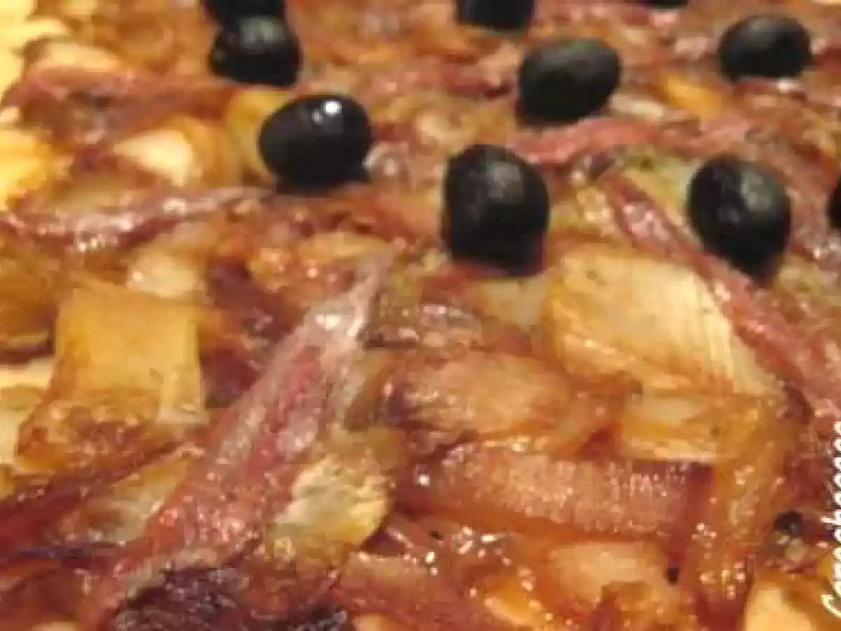 PISSALADIERE AUX ENDIVES CARAMELISEES