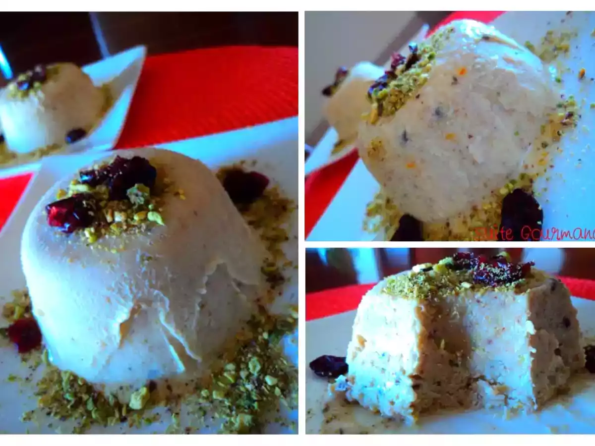 Pista Kulfi ou Crème glacée indienne cardamome, safran et pistaches
