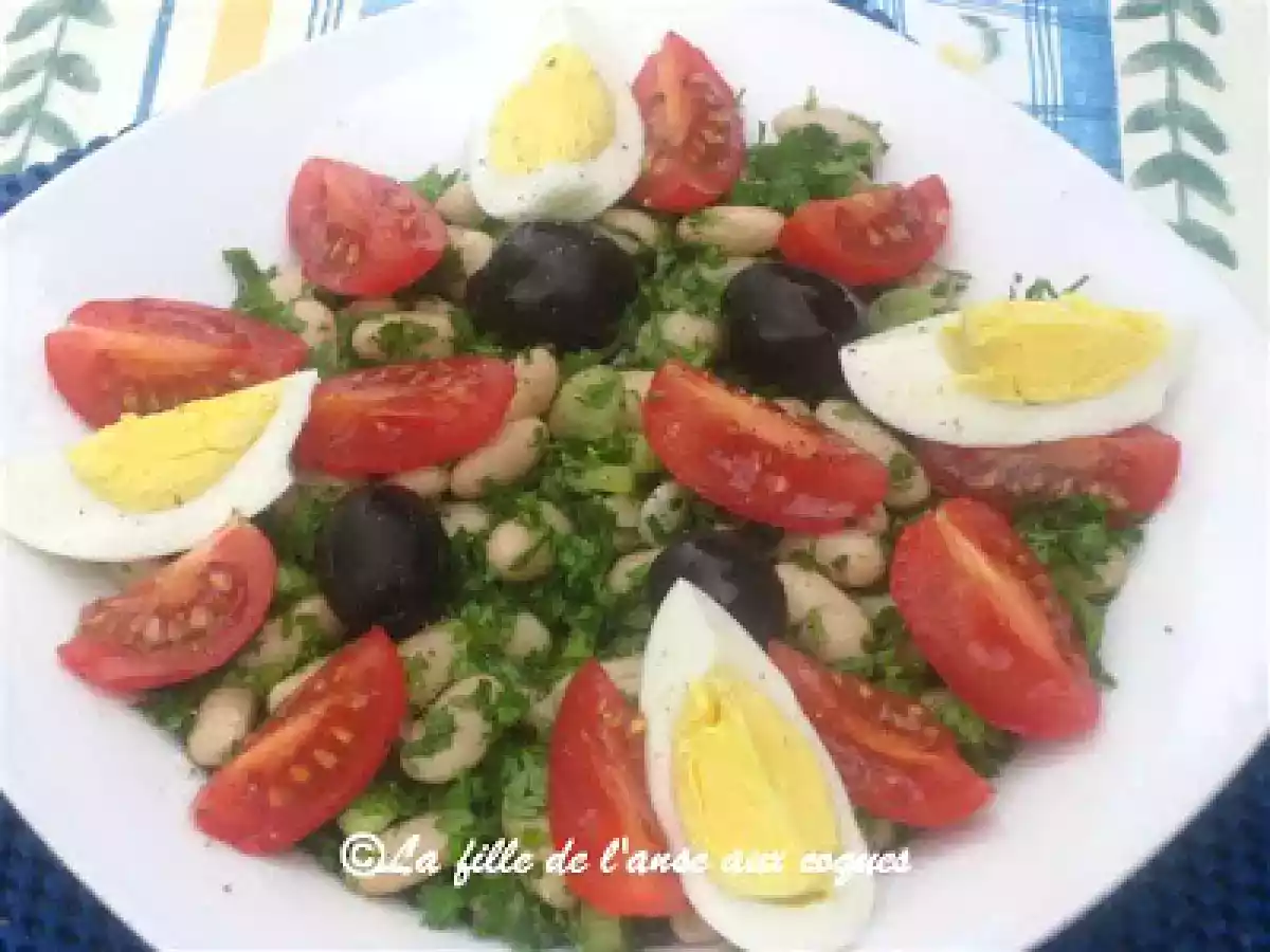 PIYAZ (SALADE DE HARICOTS BLANCS)