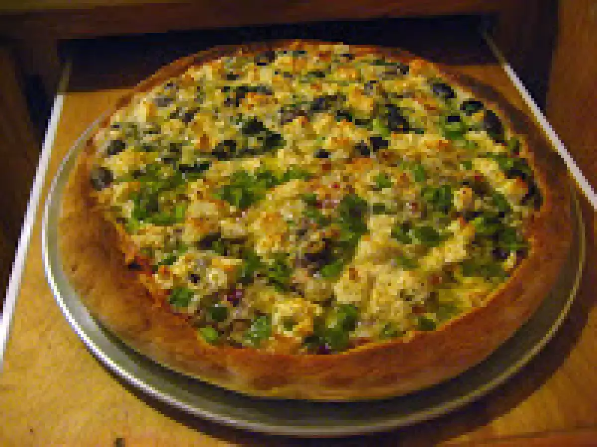 Pizza 15 pouces combo légumes-tomates séchées et crevettes-épinards - photo 2